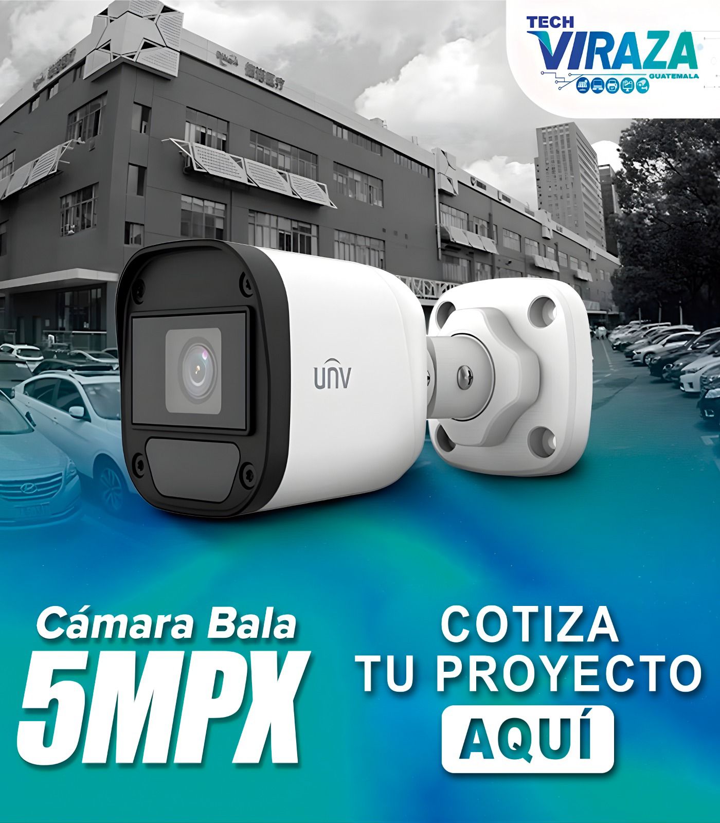 Camara de seguridad tipo Bala 5 Mpx